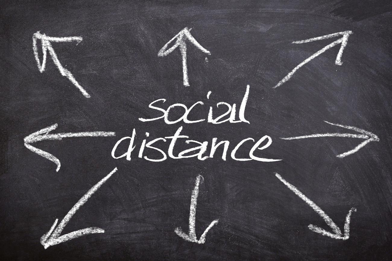 Social Distance Covid19 banner