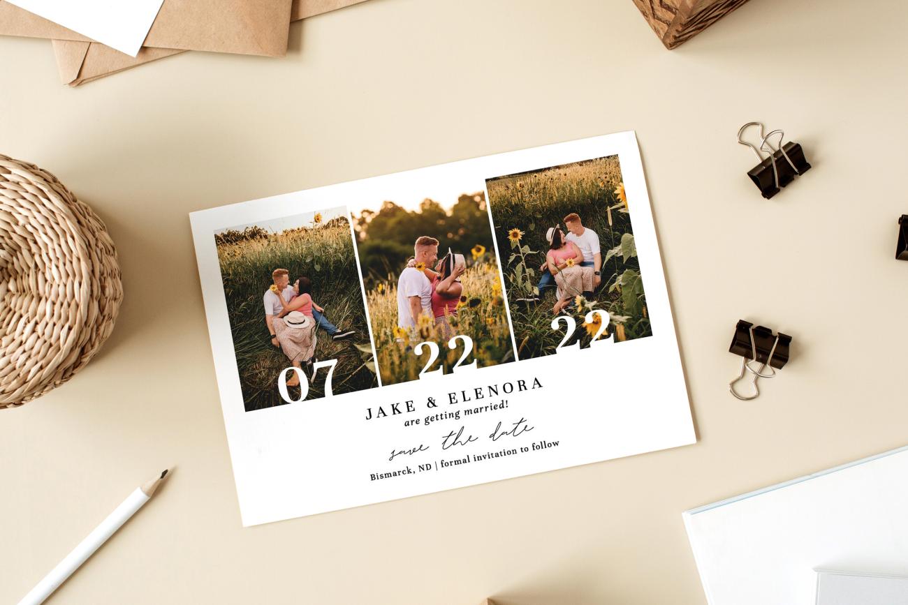 Get creative with your Save the Date
