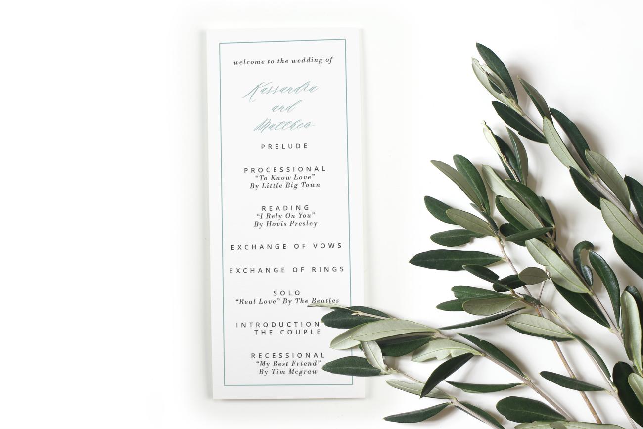 Seasonal Wedding Programs