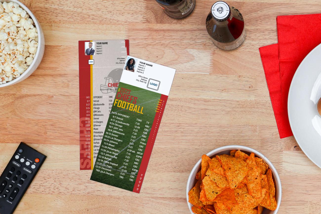 Kansas City Chiefs Football Schedule Magnets