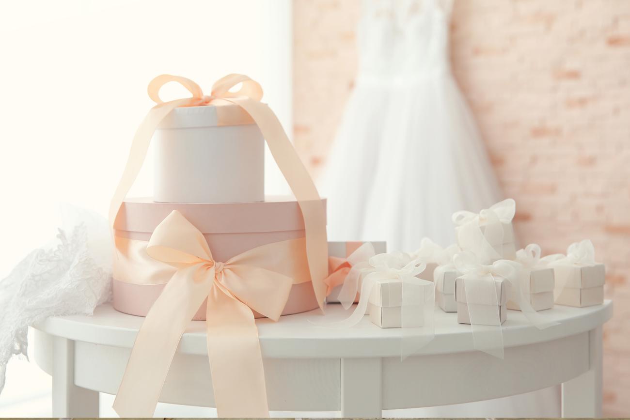 Wedding Gifts on table