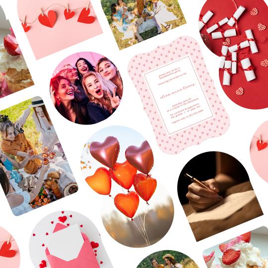 Galentine Theme for Bachelorette Party Valentine's Day