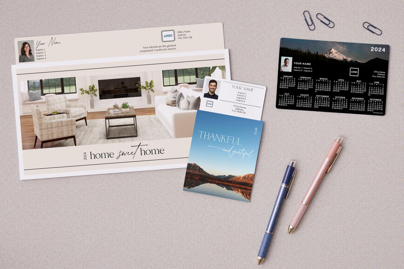 Magnetic calendars for real estate marketing