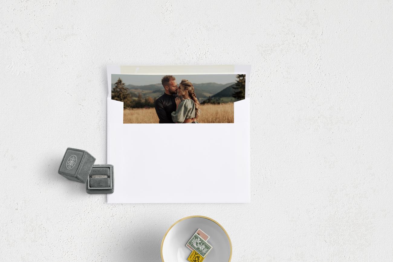 Envelope Liner with a personal touch