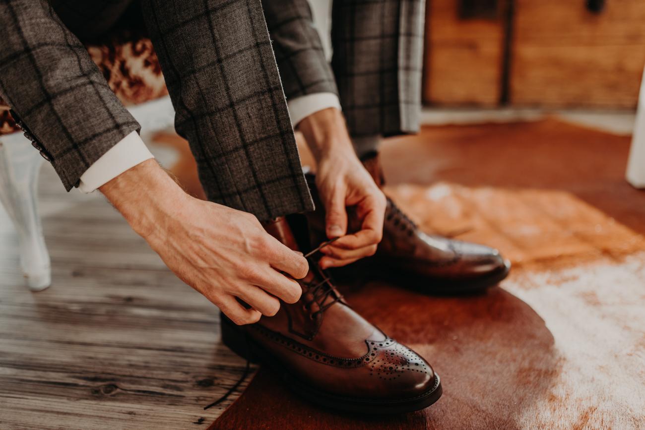 Fall Wedding Brown Leather Oxfords