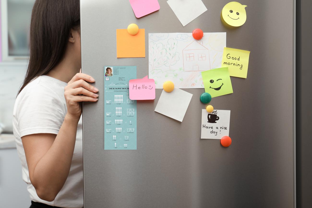 Fridge is the place to get noticed in the home