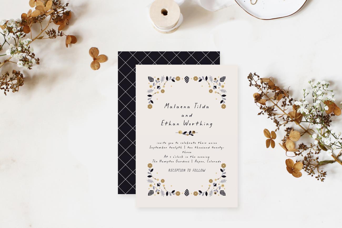 Showing gratitude with wedding stationery