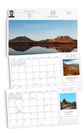 Thankful and Grateful Calendars