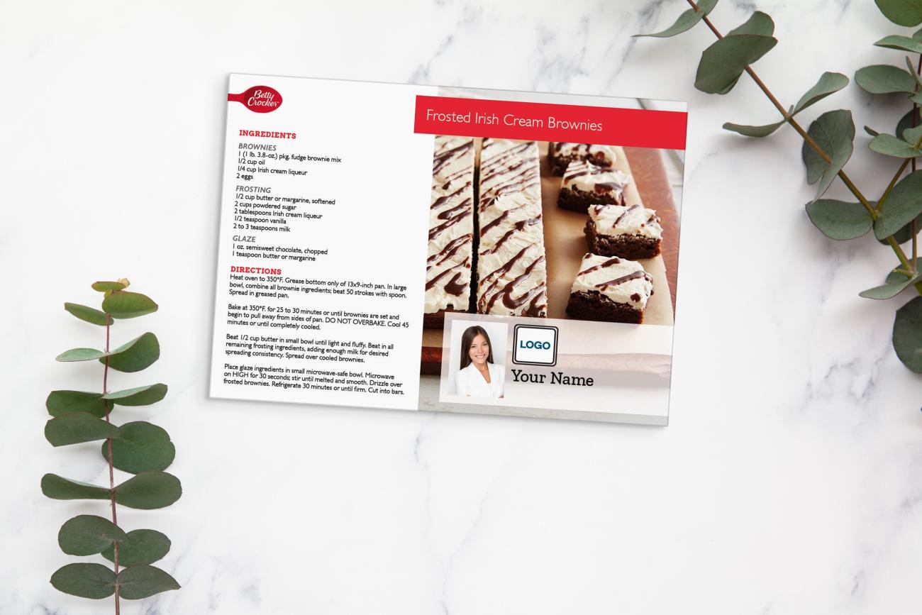Marketing Idea for March - Recipe Postcards