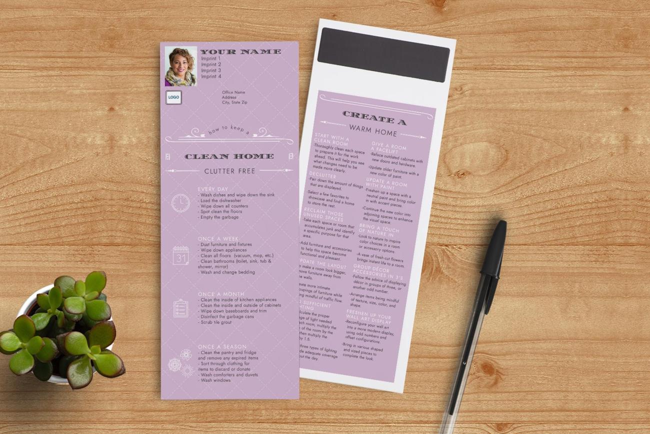 April Marketing Ideas - Spring Cleaning Card