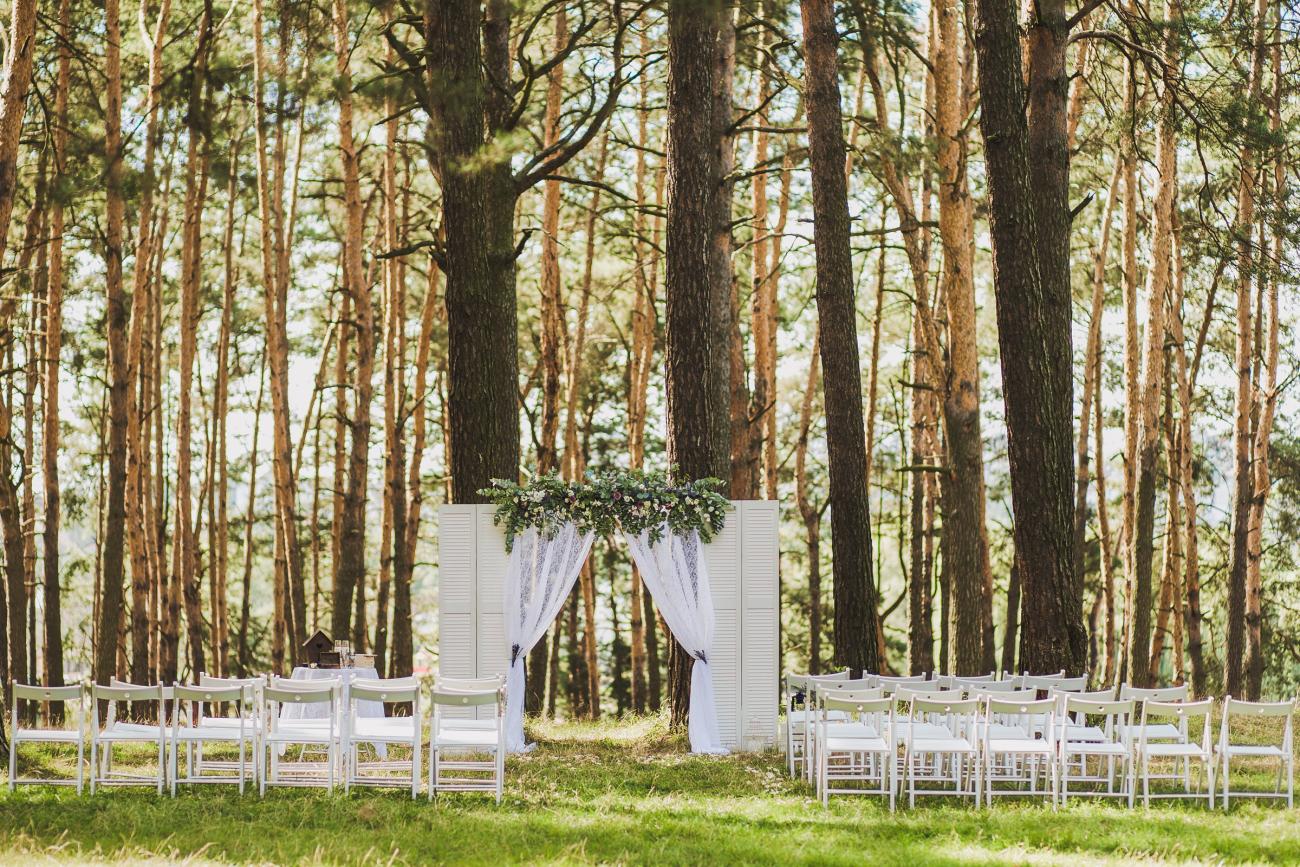 Outdoor Forest Wedding