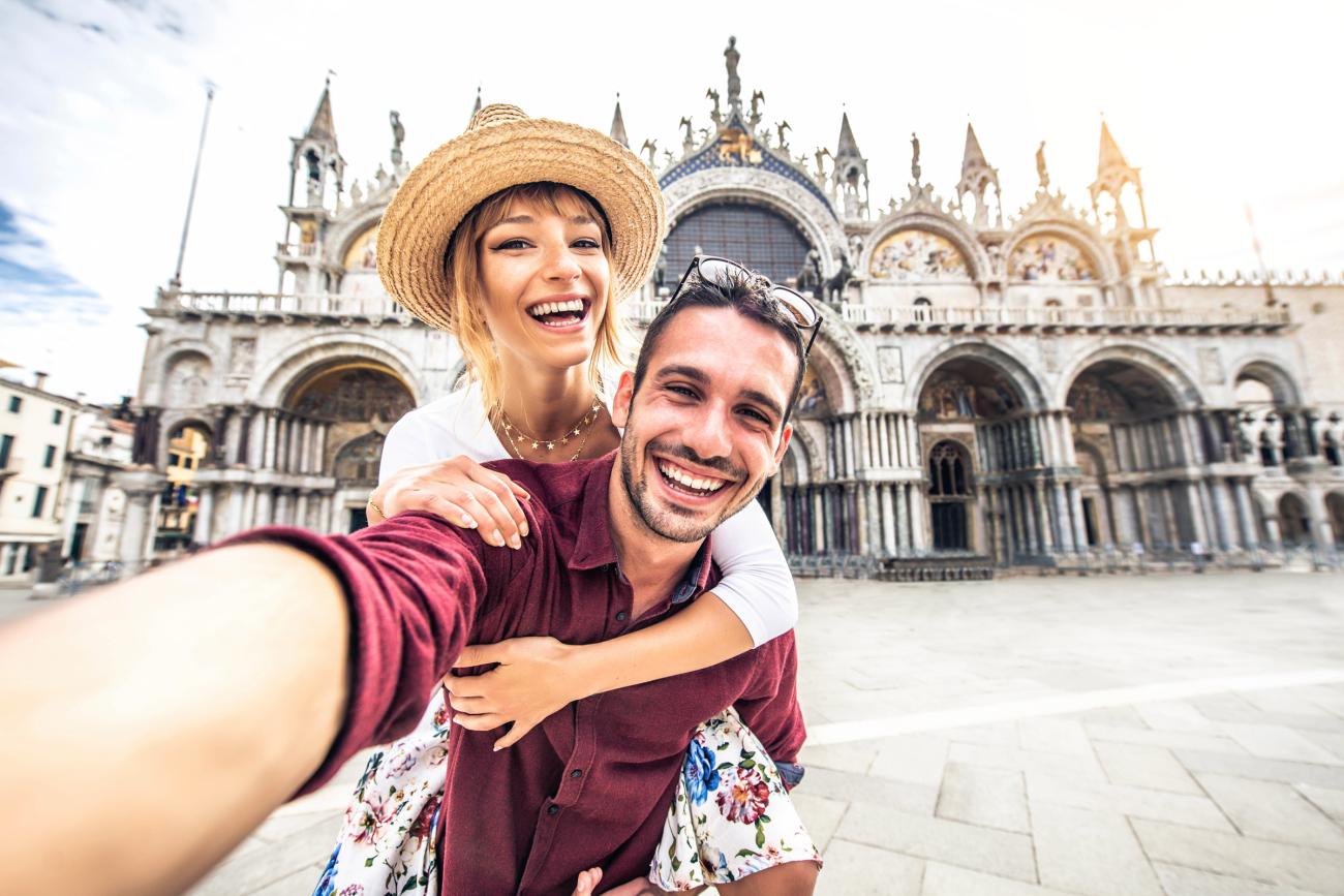 Thank You Photo - Selfie from Honeymoon
