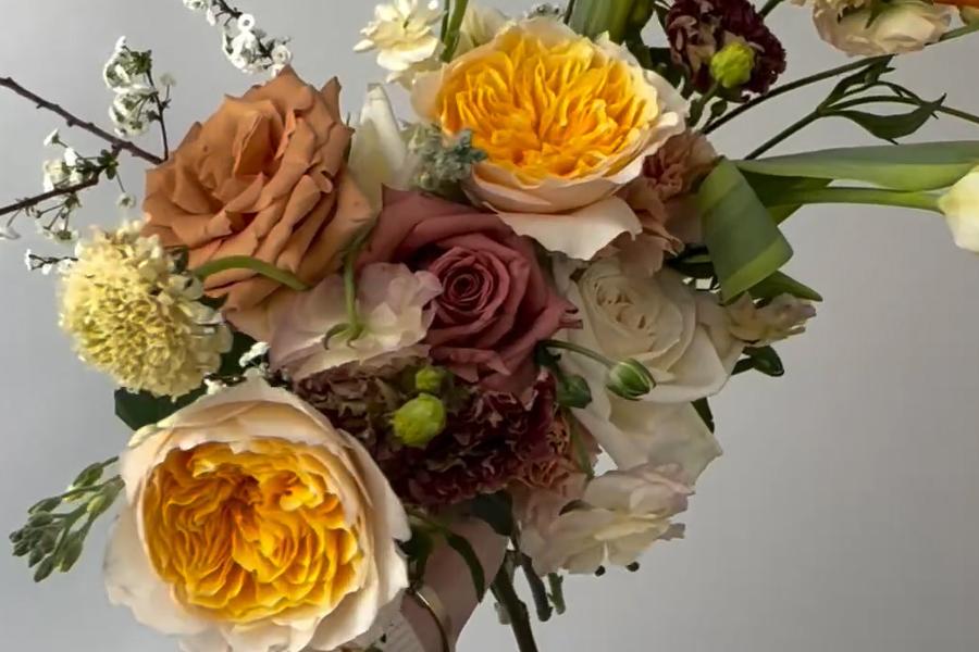 Whimsical Wildflower Wedding Bouquet