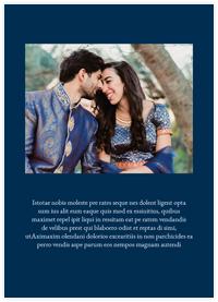 Back of a Save the Date - Thoughtful Passage