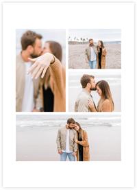 Back of a Save the Date - Photo Collage