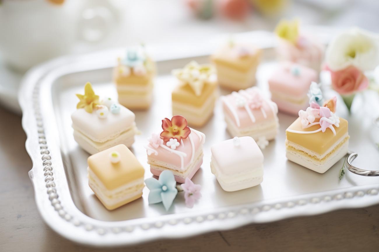 Tea Party Bridal Shower Petite Fours