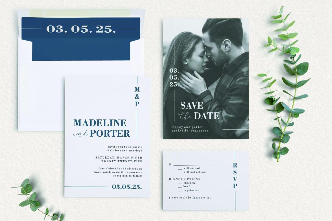 For Eternity Wedding Invitation Design Suite