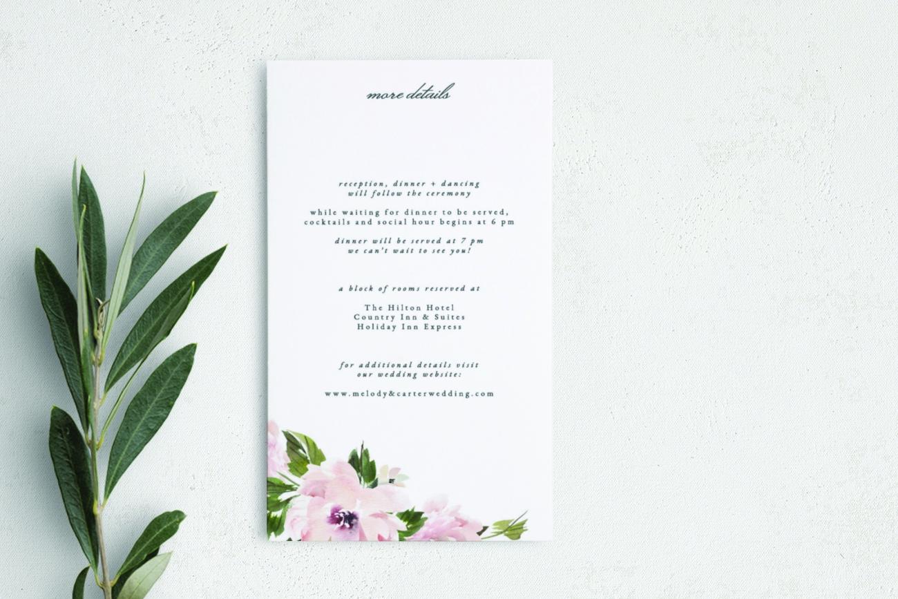 Pocket Wedding Invitations - Details Card