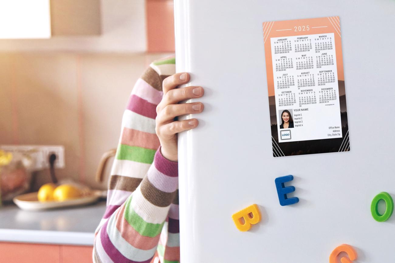 Calendar Magnet on the Fridge