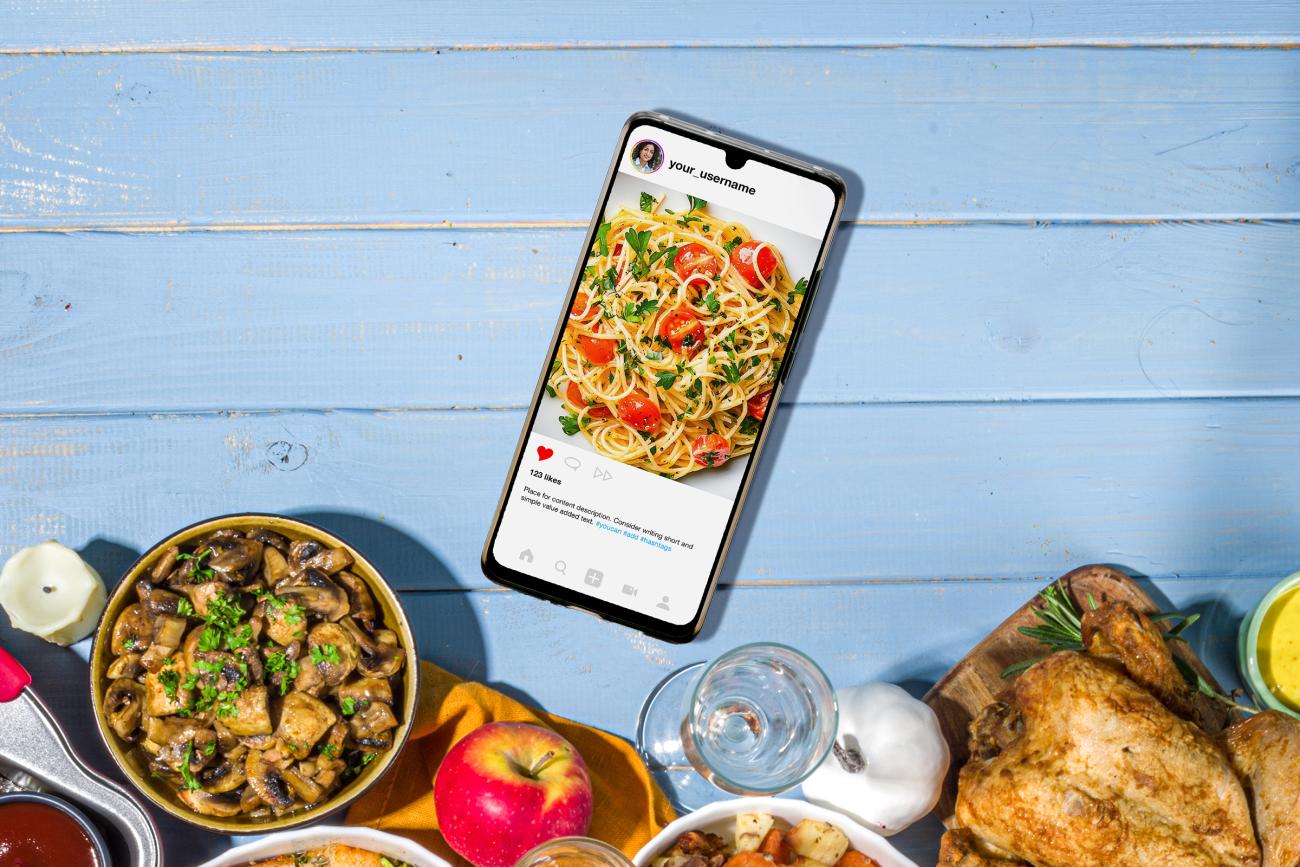 Easy Social Media with Food