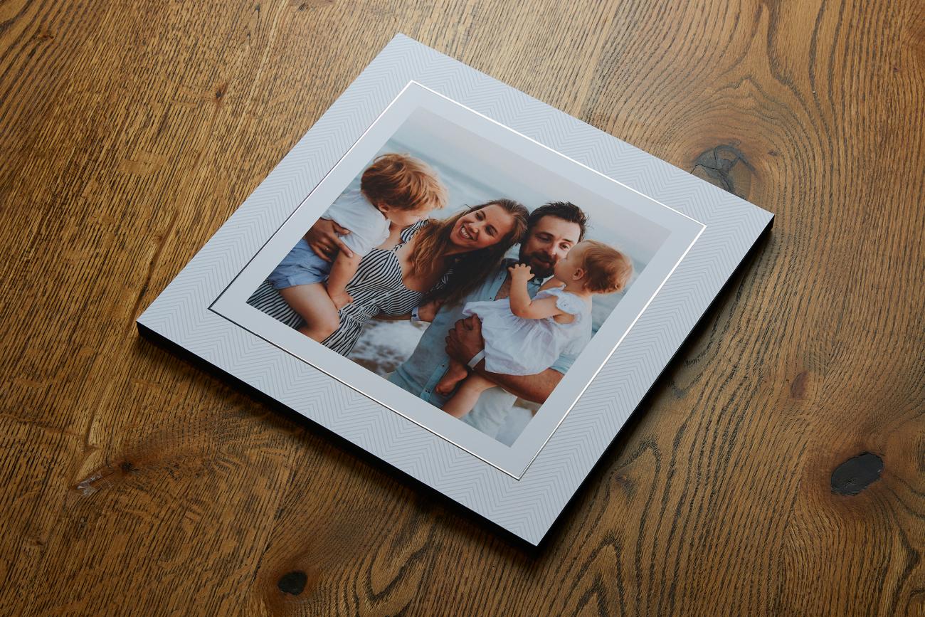 Fresco Photo Tile with Raised Foil Finishing
