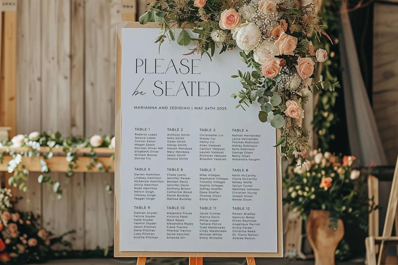 Start a Wedding Guest List