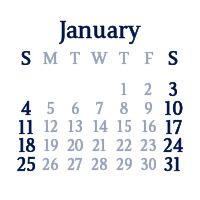 January 2026 as a Wedding Date