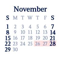 Choosing November 2026 as a wedding date
