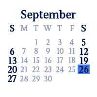 Choosing September 2026 as a wedding date