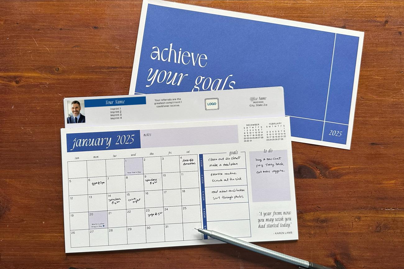 Calendar Planner for End-of-Year Gift for Clients