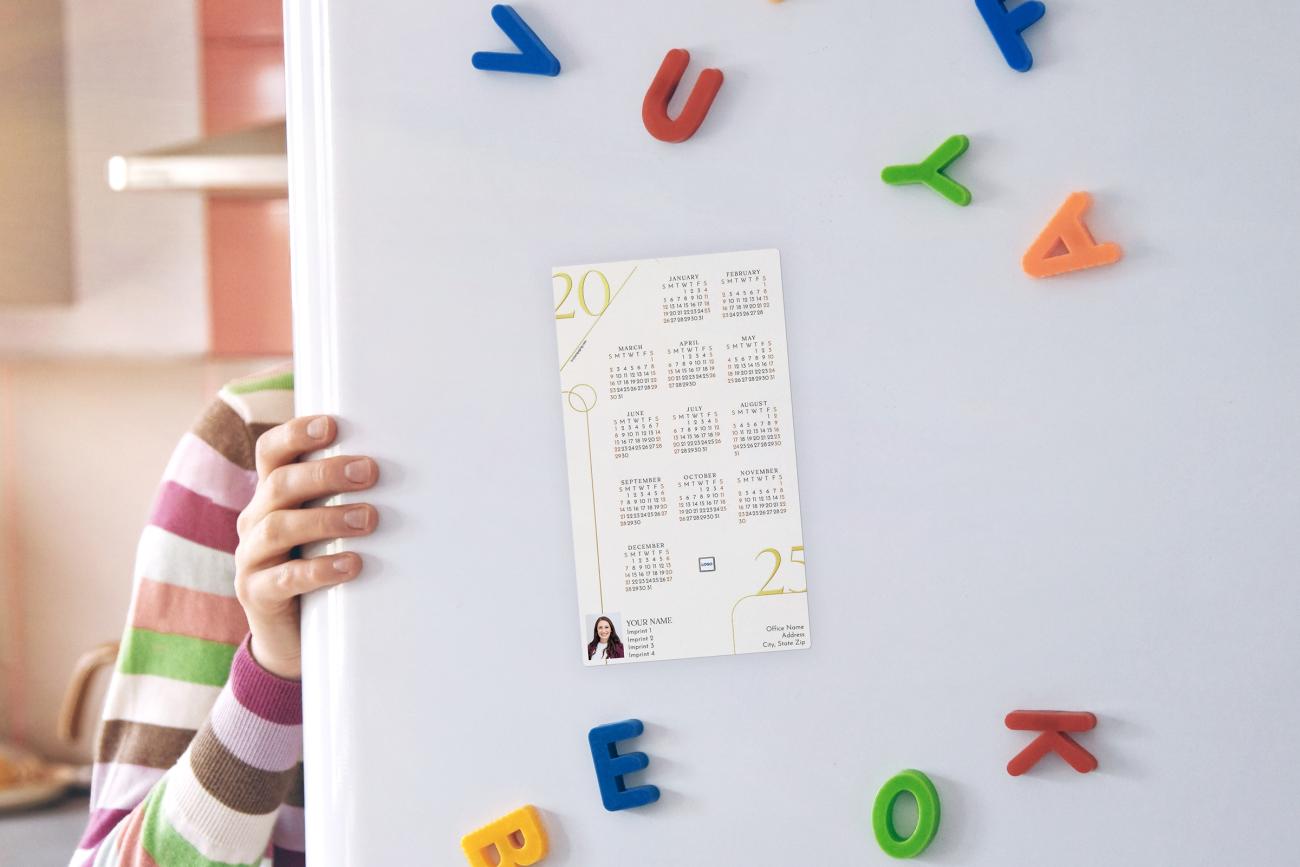 Full Calendar Magnet in Use