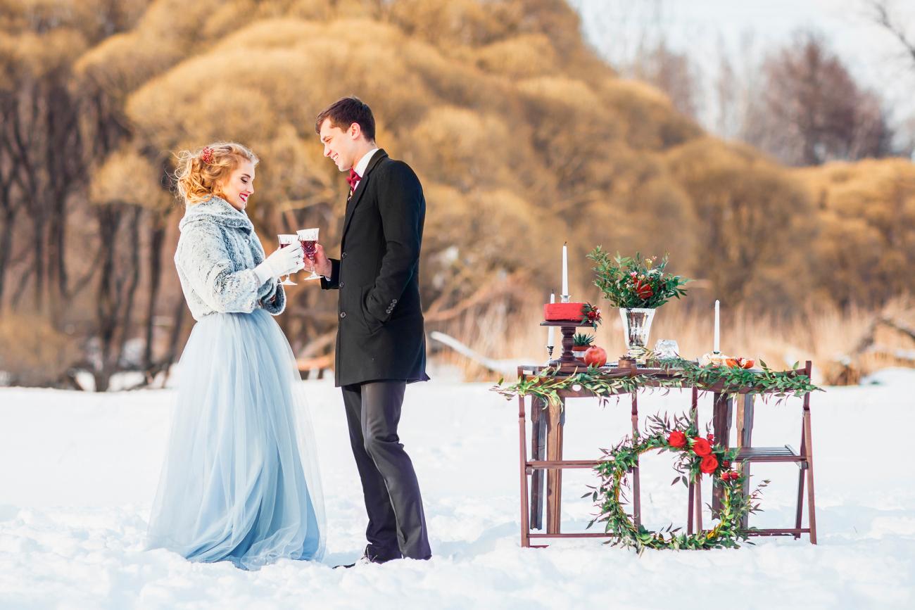 Winter Wedding Inspiration Unique Charm