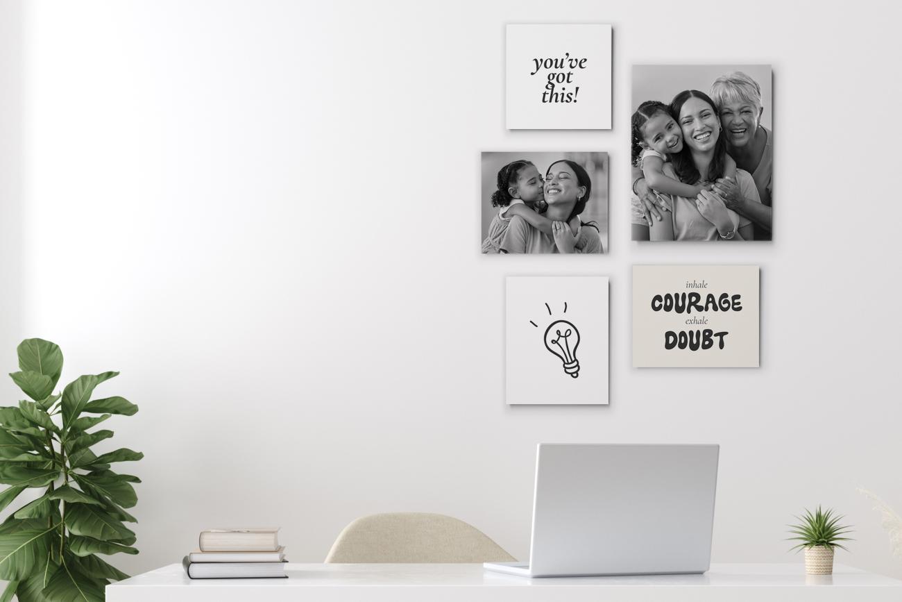 Black and White Gallery Wall