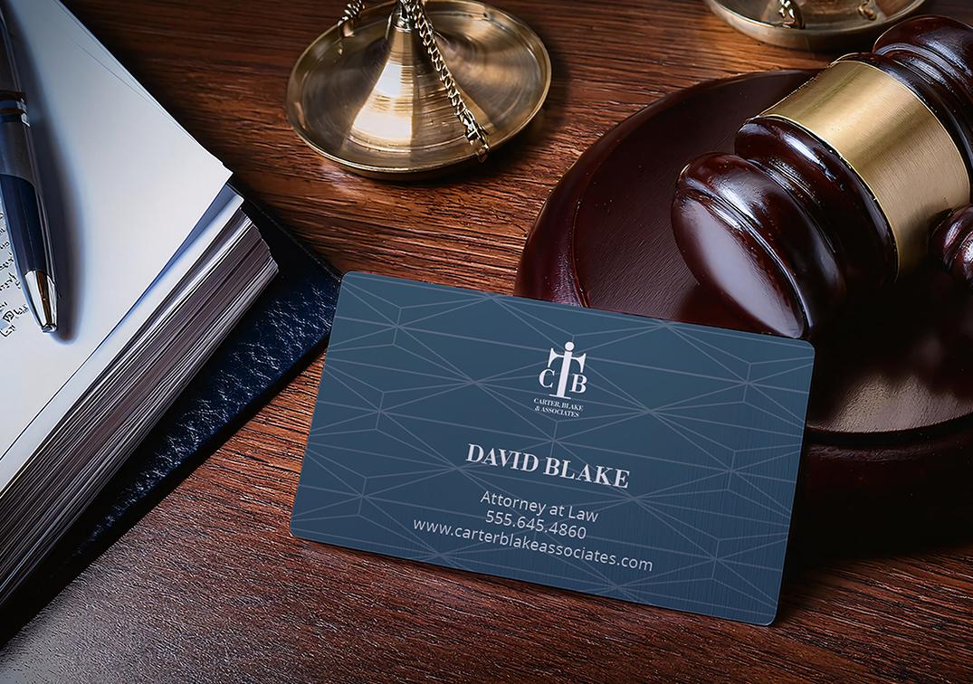 Magnetic Business Card for Lawyers