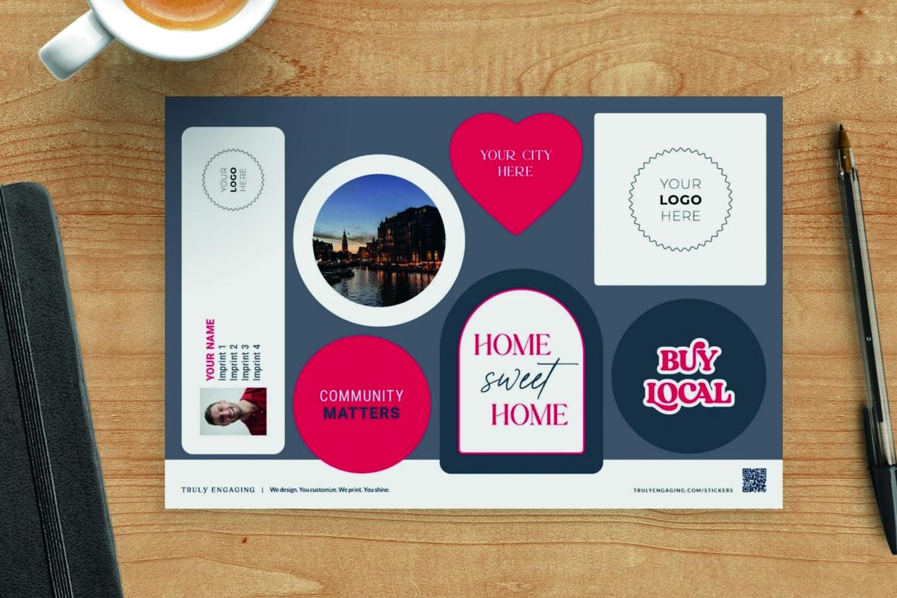 Personal Promotion Stickers - Community Spirit