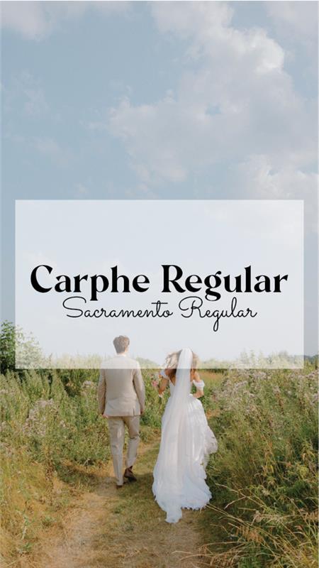 Wedding Font Pairings - Carphe Regular and Sacramento Regular