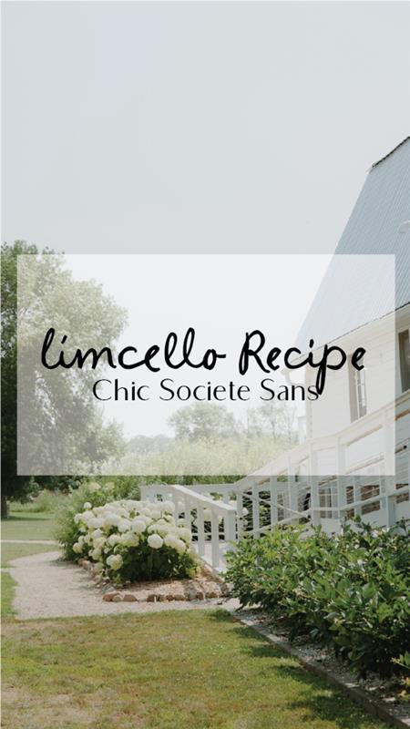 Wedding Font Pairings - Limcello Recipe and Chic Societe Sans
