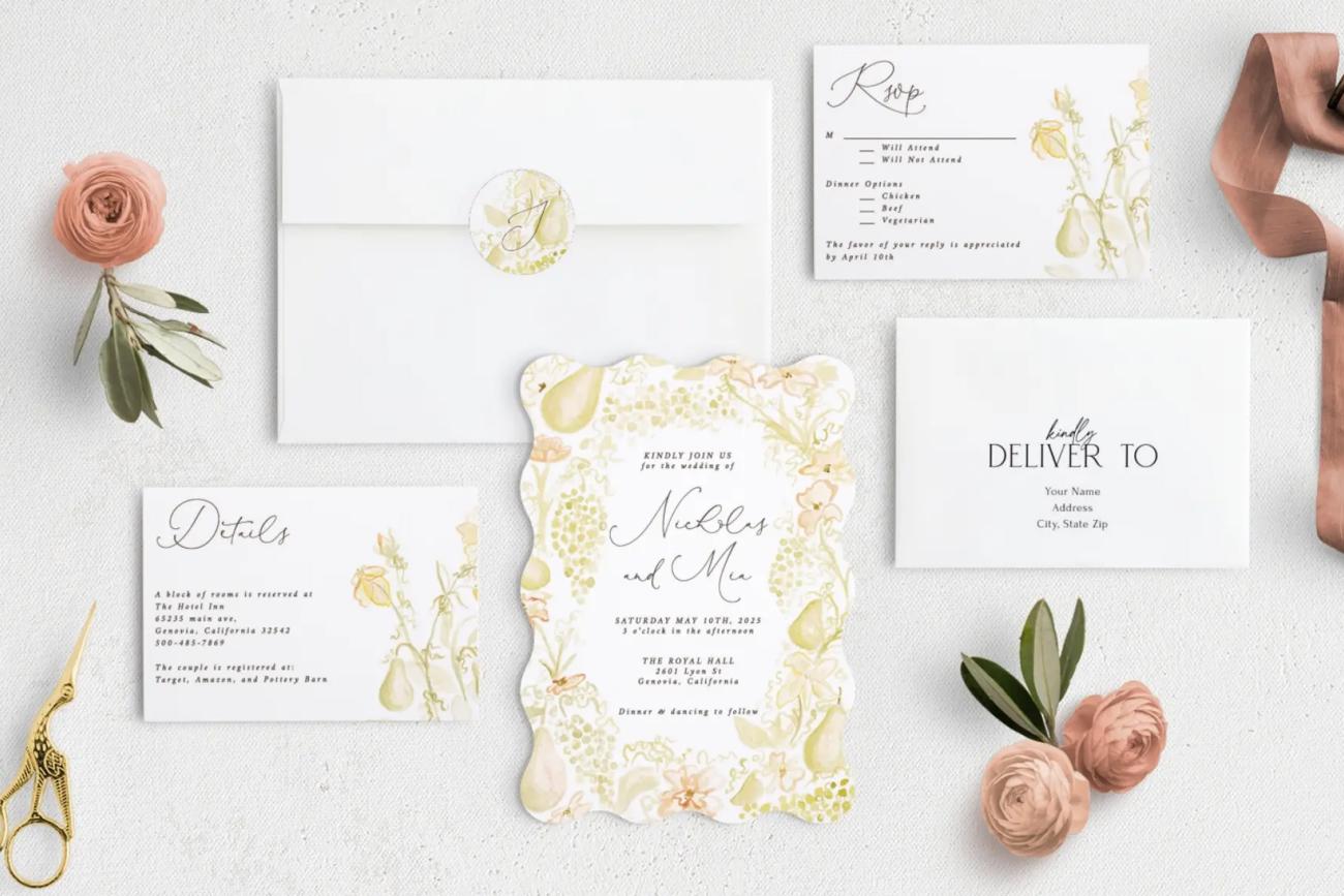 New Wedding Invitations Royal Glory