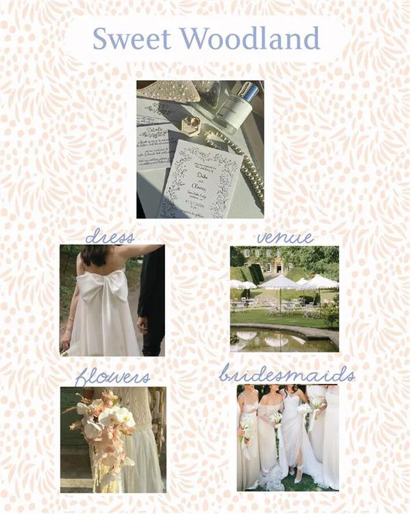 Spring Wedding Themes Sweet Woodland