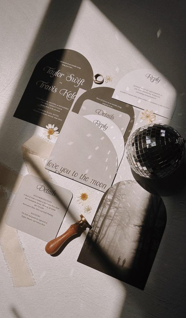 Taylor Swift Inspired Invitation - Folklore