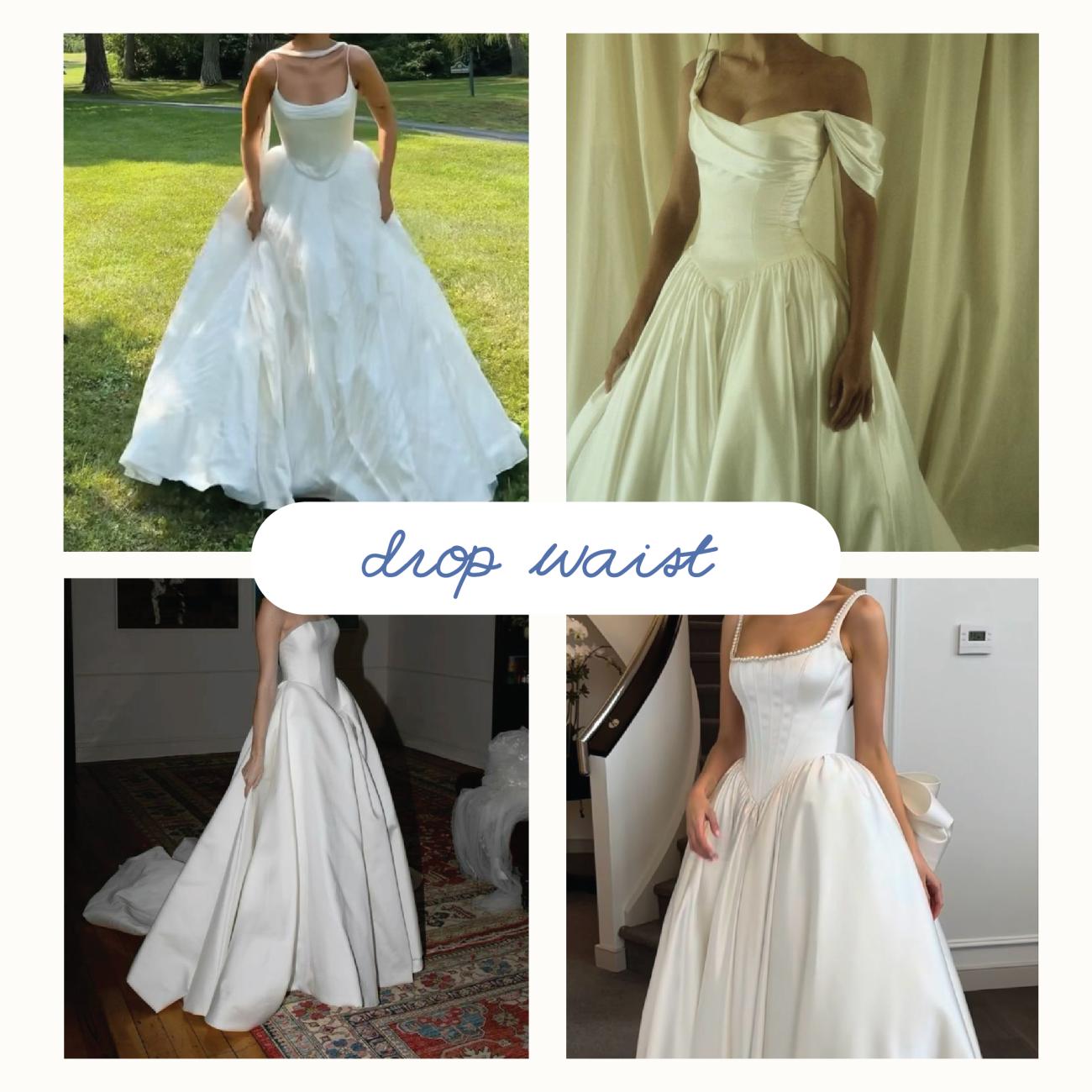 Wedding Dress Trend - Drop Waist