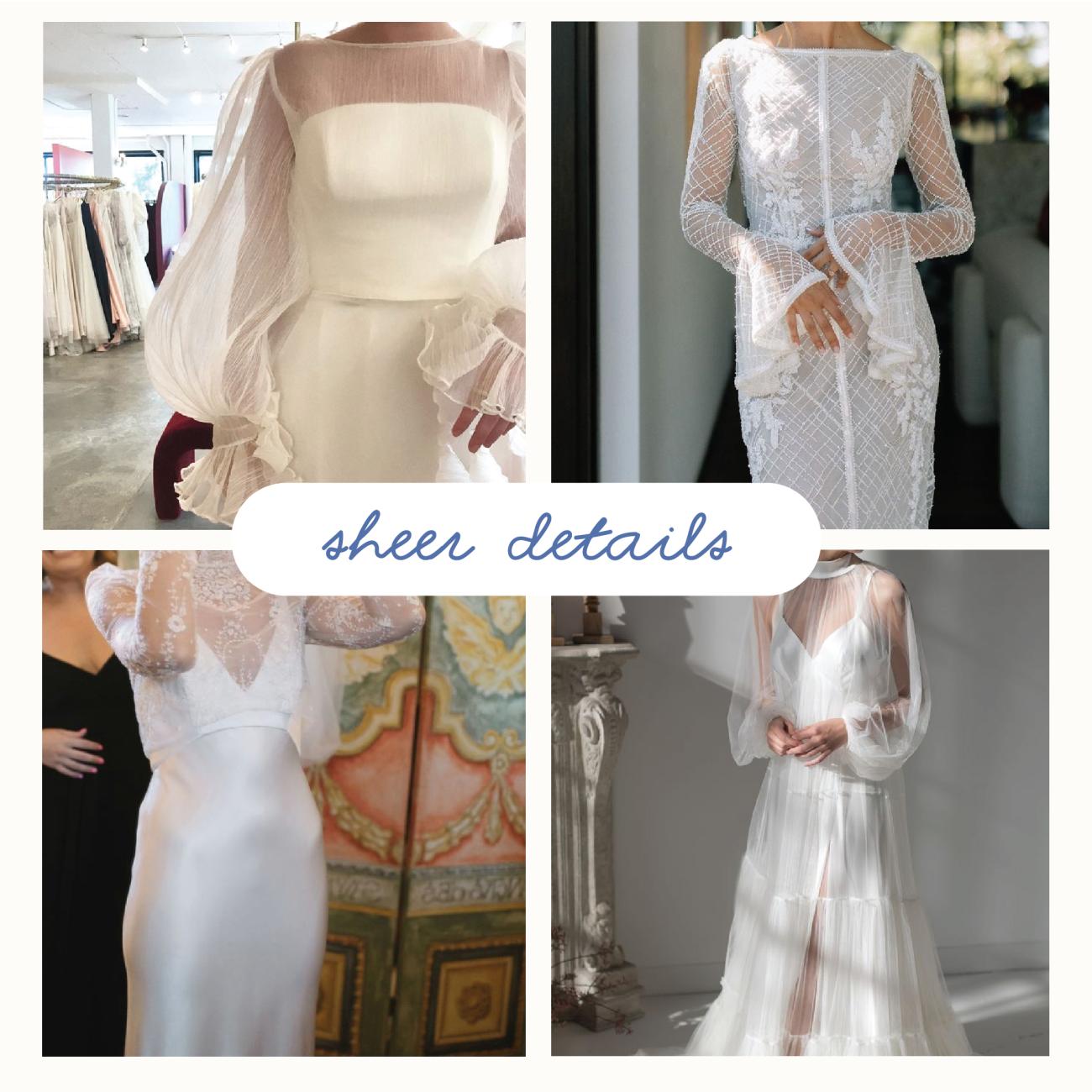 Wedding Dress Trend - Sheer Details