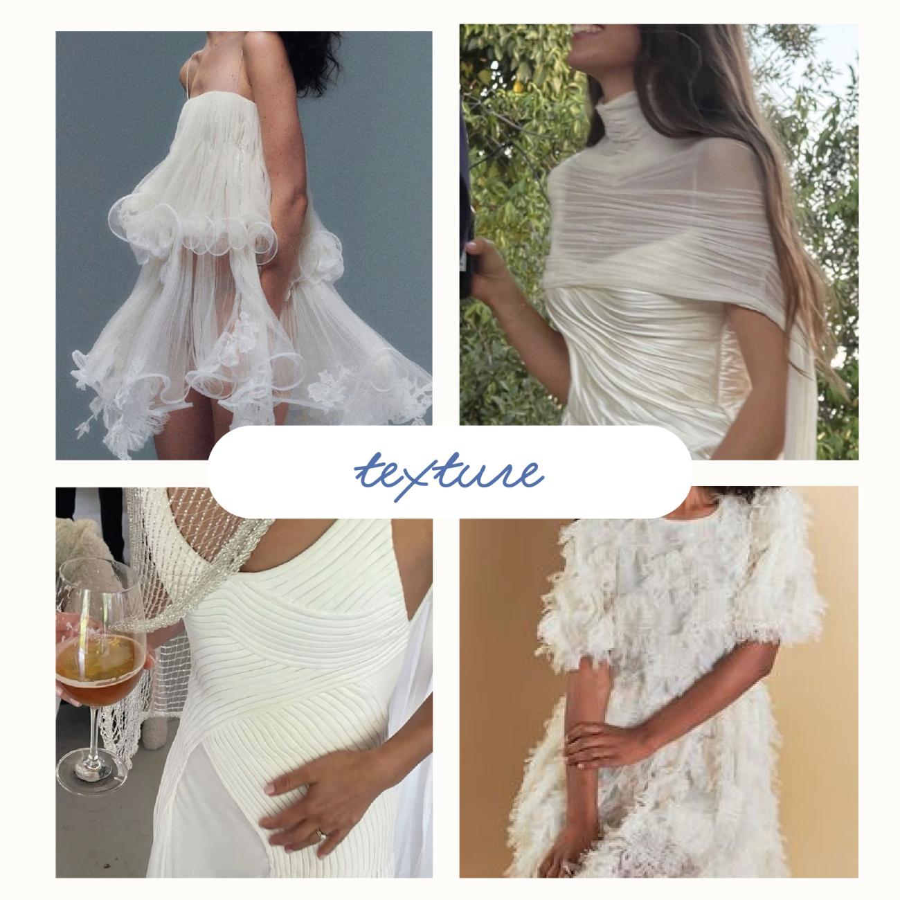Wedding Dress Trend - Texture