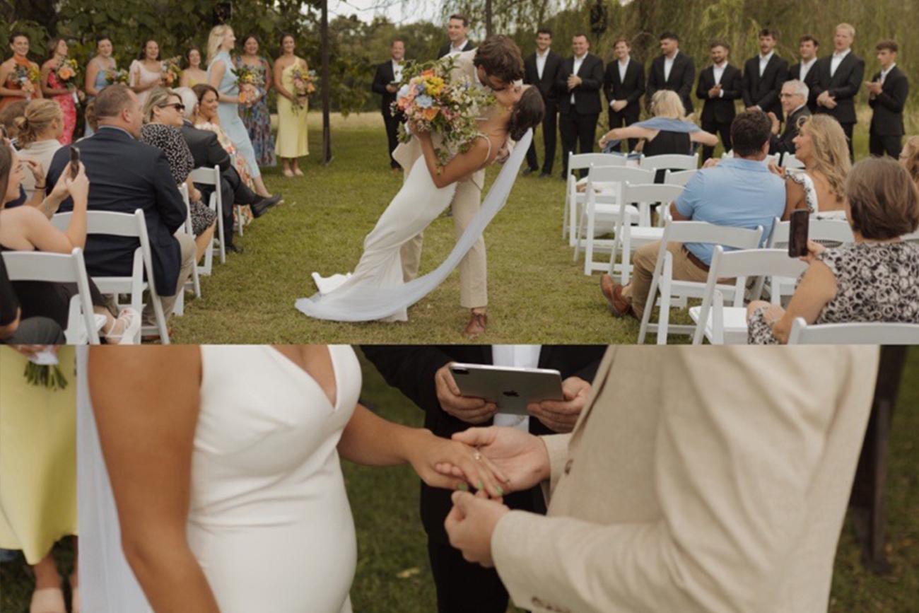 Nostalgic Backyard Wedding