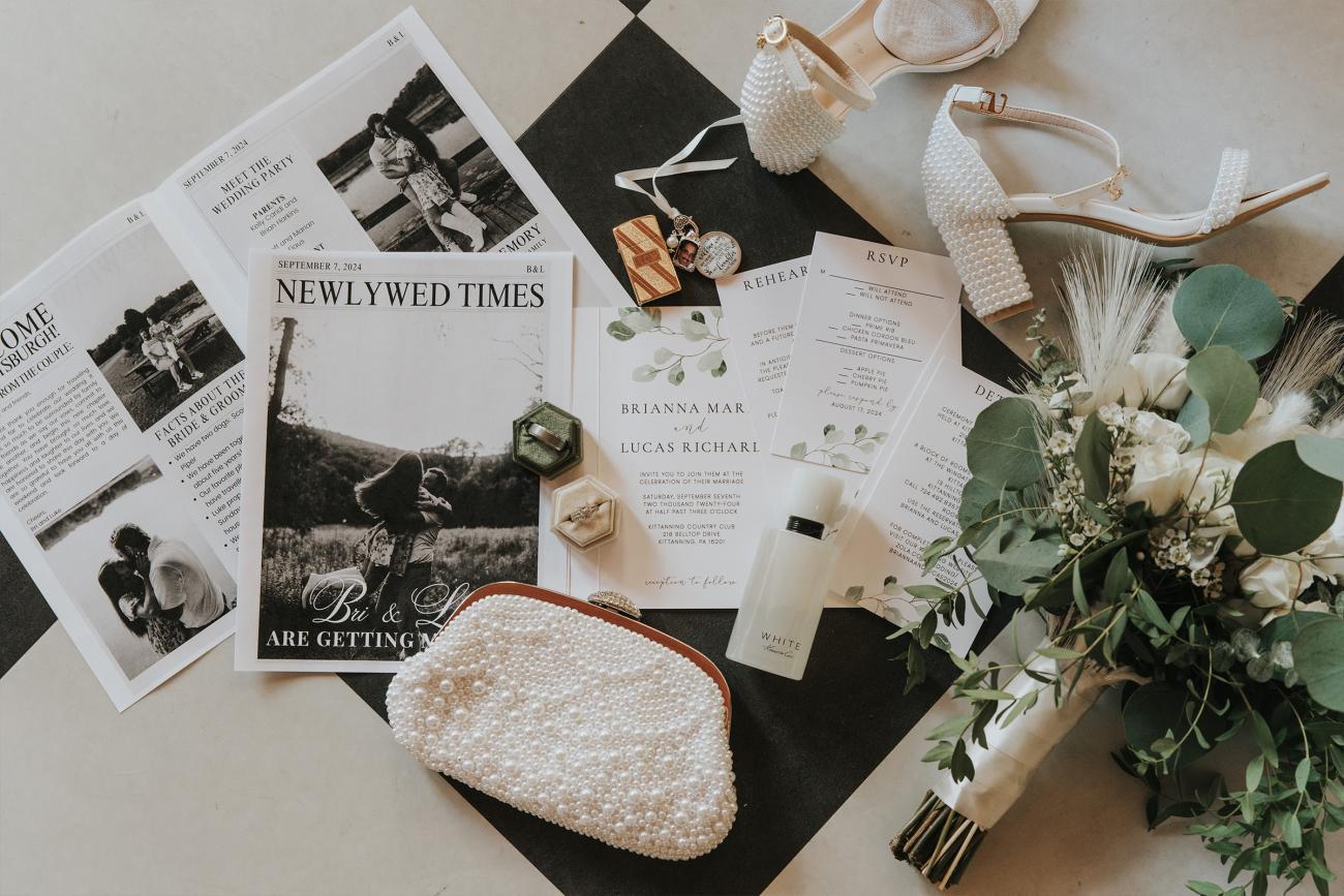 Briana & Lucas Real Wedding - Stationery