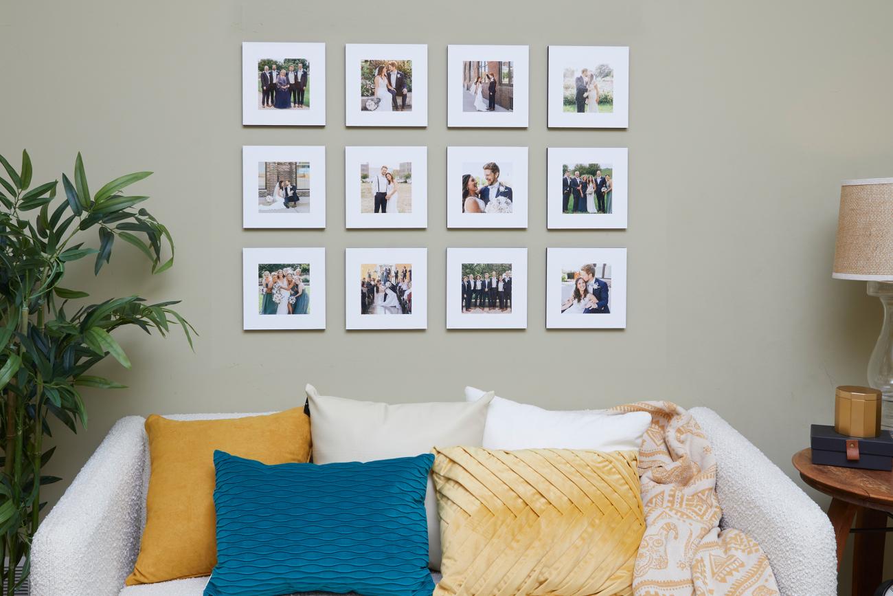 Gallery Wall in the Living Room