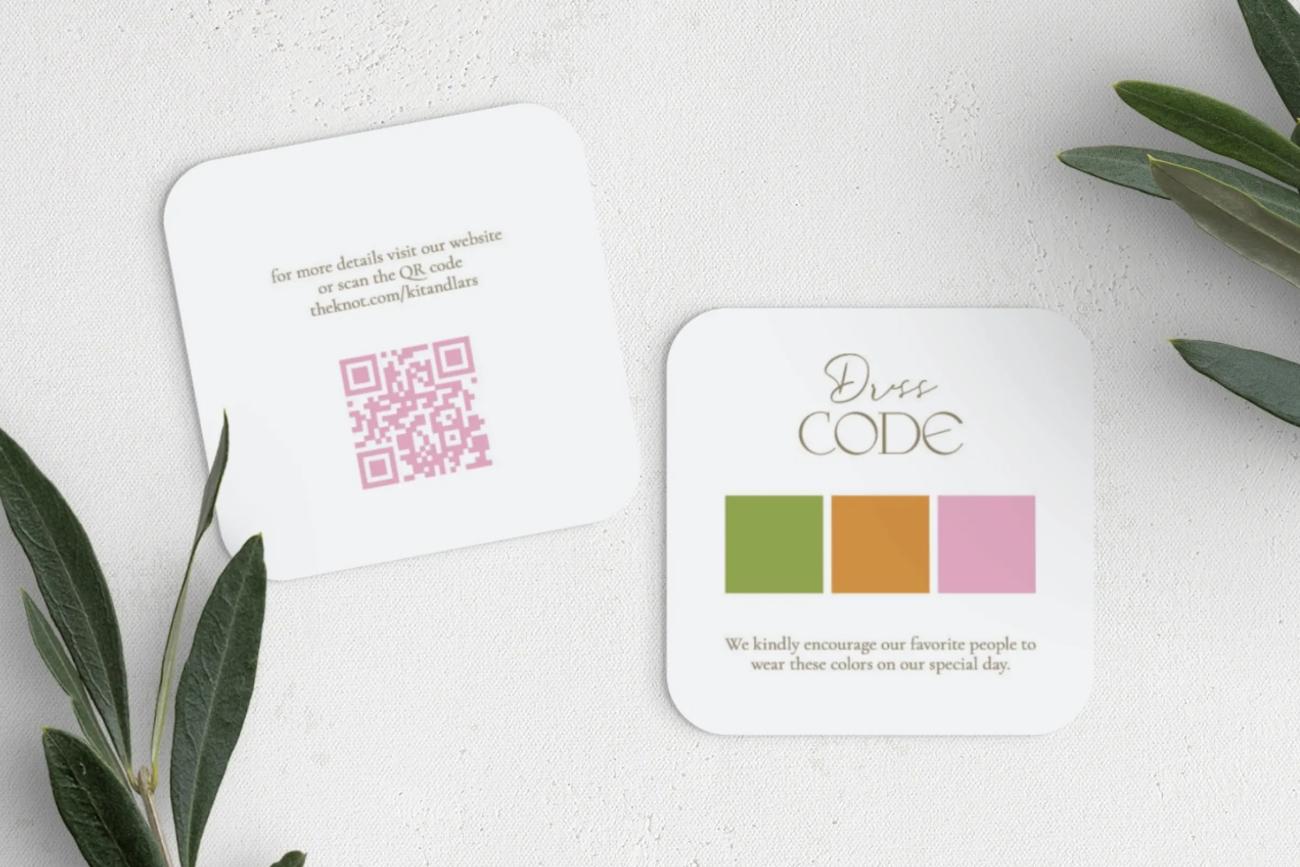Dress Code Cards