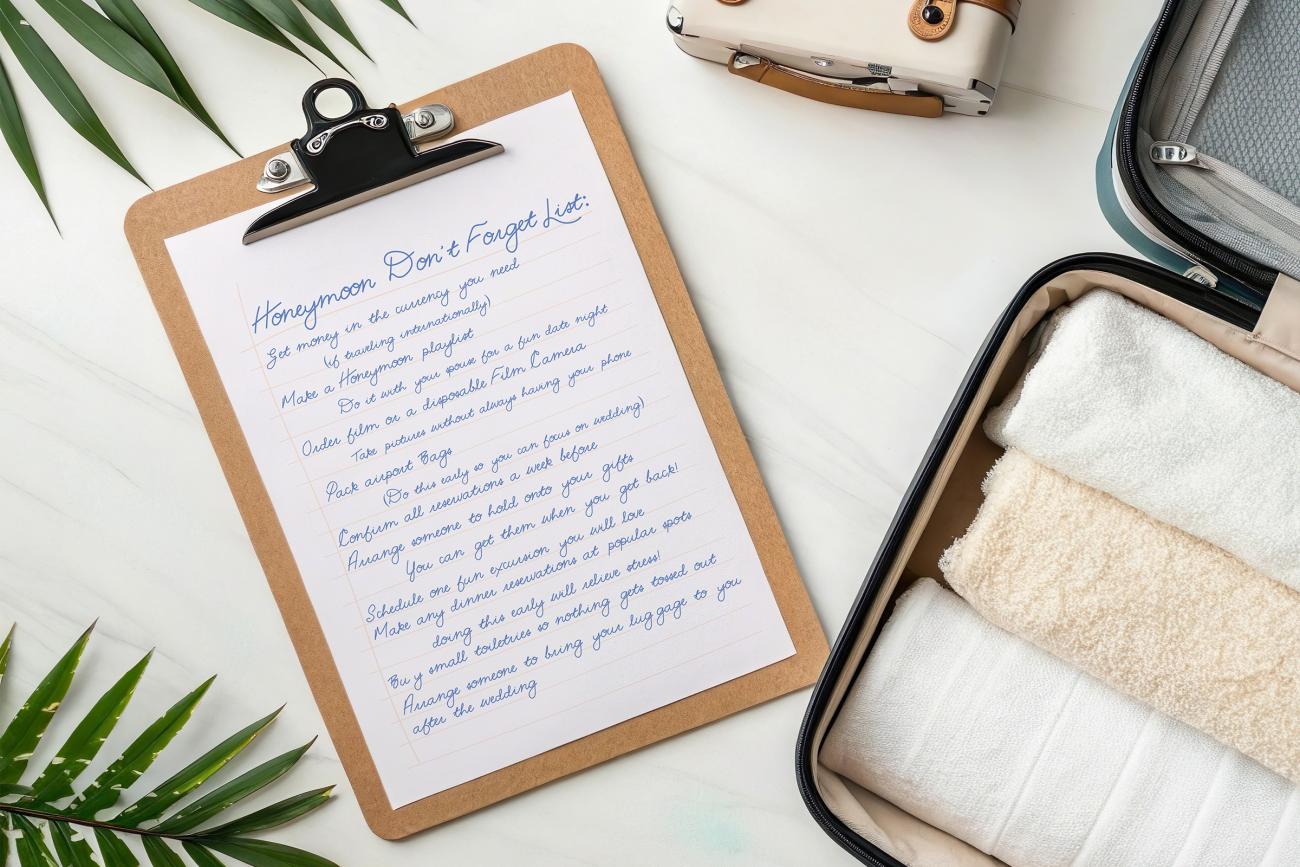Honeymoon Planning Checklist