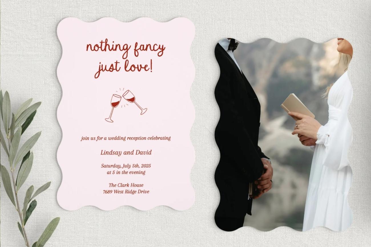 Just Love Reception-only Wedding Invitations
