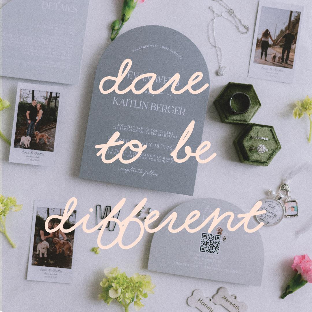 Wedding Stationery - Dare to be Different